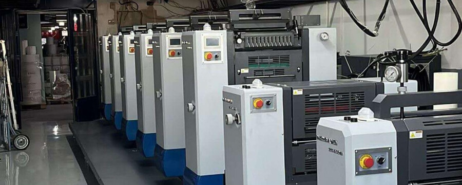 تركيب ماكينة طباعة أوفيست مخصصة، سلسلة ZX-350 لصالح شركة Karma Etiket - تركيا