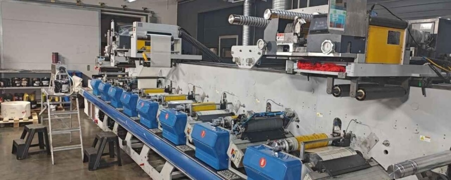 آلة طباعة فليكسو، سلسلة ZJR-350G لشركة Tipografija Maxiprint في بيلاروسيا
